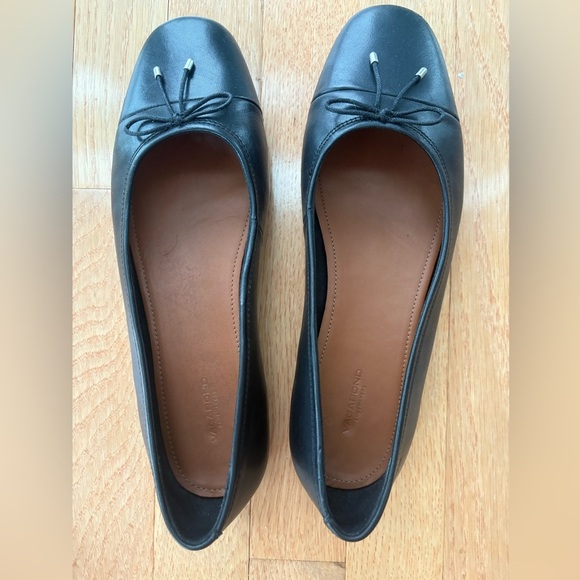 Vagabond Black Leather Ballet Flats – Size 39 (US 9) - Picture 7 of 13